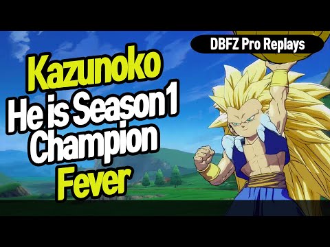 【DBFZ】 Season1 champion is still strong!! Kazunoko vs fever 【DBFZ Pro Replays】