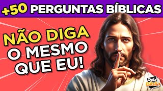 🤐 NÃO DIGA O MESMO QUE EU (Parte 3) | Quiz Bíblico | Perguntas Bíblicas | Gospel