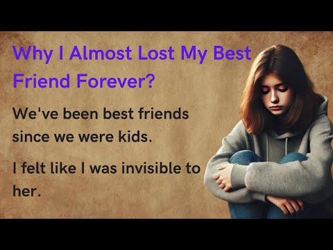 Why I Almost Lost My Best Friend Forever ✅ English Story for Listening Practice ✅
