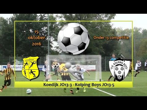 Koedijk O13-3 -  Kolping Boys O13-5 (15-10-2016)