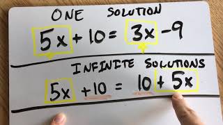 One, No, Infinite Solutions