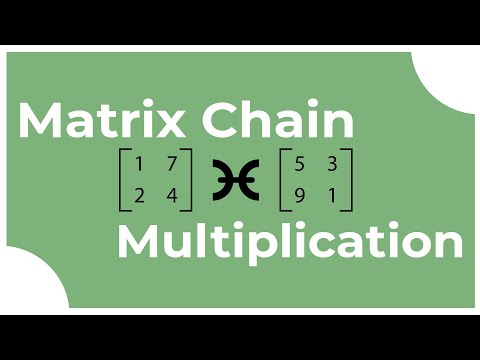 Matrix Chain Multiplication | GeeksforGeeks