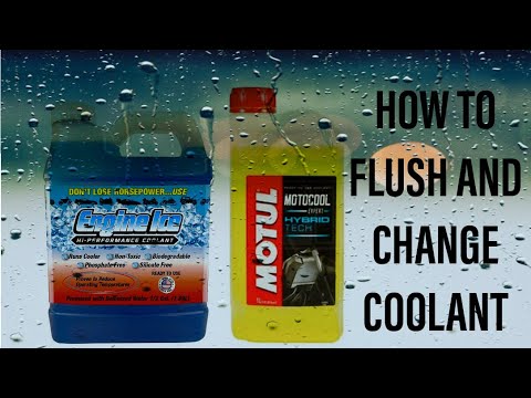 FLUSH AND REPLACE COOLANT OF YOUR MOTORCYCLE | ENGINE ICE vs MOTUL | DIY | R15 S #keepitrolling