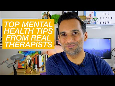 Mental health tips from 75 therapists