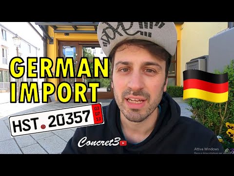 , title : 'Come IMPORTARE un'auto dalla GERMANIA | Targhe tedesche ? Nessun problema, te le fanno in 20 minuti'