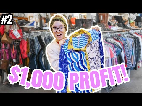 These Thrift Store Finds Will Make Me $1,000! Suitcase #2 From California to Resell on eBay & Posh