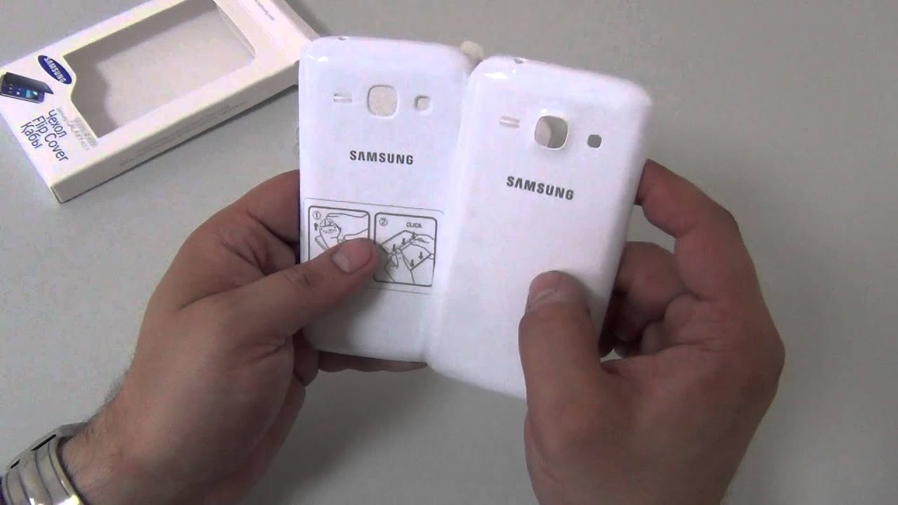 Чехол книжка для Samsung Galaxy Ace 3 GT-S7270 FlipCover EF-FI826BWEGRU white