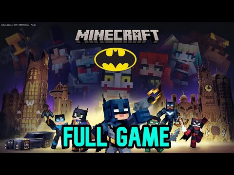 Minecraft x Batman DLC Full Gameplay Playthrough (Full Game)