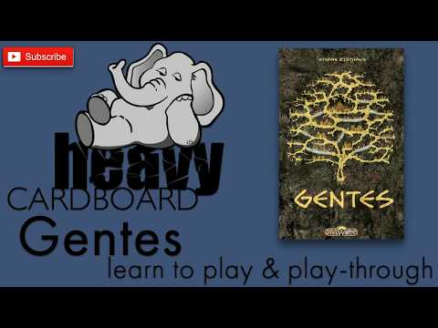 Gentes 3p Play-through, Teaching, & Roundtable discussion by Heavy Cardboard