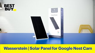  Wasserstein Solar Panel for Google Nest Cam