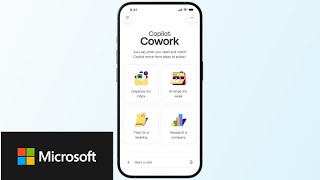 Microsoft 365 Copilot Cowork on mobile