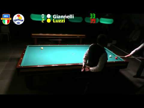 Giannelli vs Luzzi - 3ª Prova BTF 2014/2015 CSB Billiards Club Desio - 28/29 Marzo 2015