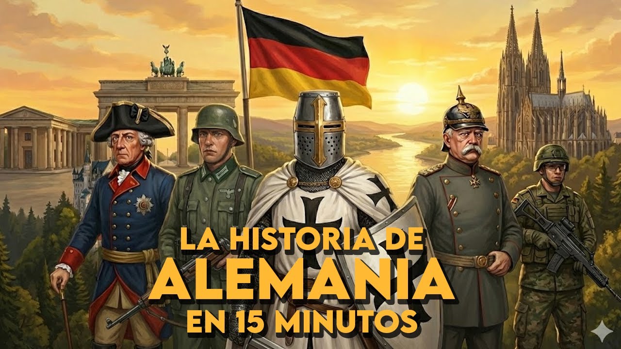 ✅ La historia de ALEMANIA  en 15 minutos | Resumen rápido y fácil