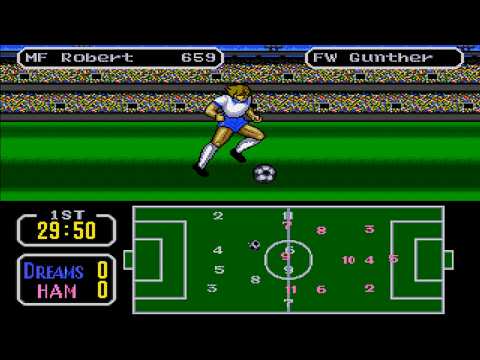 Tecmo Cup Football Game (Sega Mega Drive, 1993) Full Game Session ⚽🏆💬