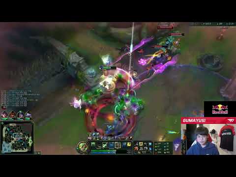 T1 Gumayusi shows off his insane kiting skills on Zeri (ft. TES Mark Yuumi) | Stream Highlights