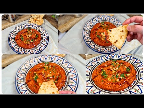 Syrian Mezze: Muhammara, an ultra-tasty dip || Thermomix recipe