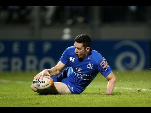 Excellent Noel Reid Try - Leinster v Glasgow Warriors 1st March 2014