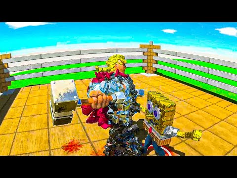 SpongeBob vs Thor - Animal Revolt Battle Simulator