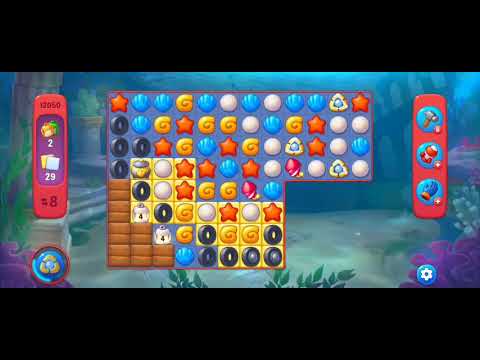 Fishdom Hard Level 12050 (with ingame lightning and bomb boosters) @choraelmin