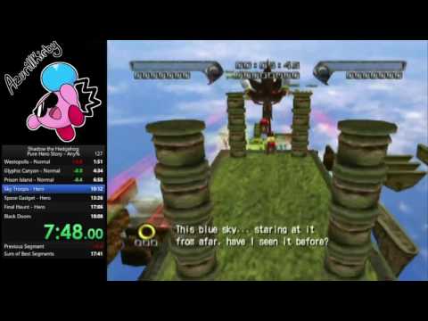[Personal Best] Shadow the Hedgehog - Pure Hero - 17:56.83 [Speedrun]