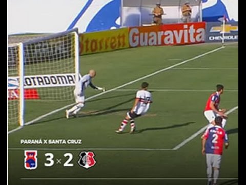 Gols - Paraná 3 x 2 Santa Cruz - Série B 2014  - JrEsportes