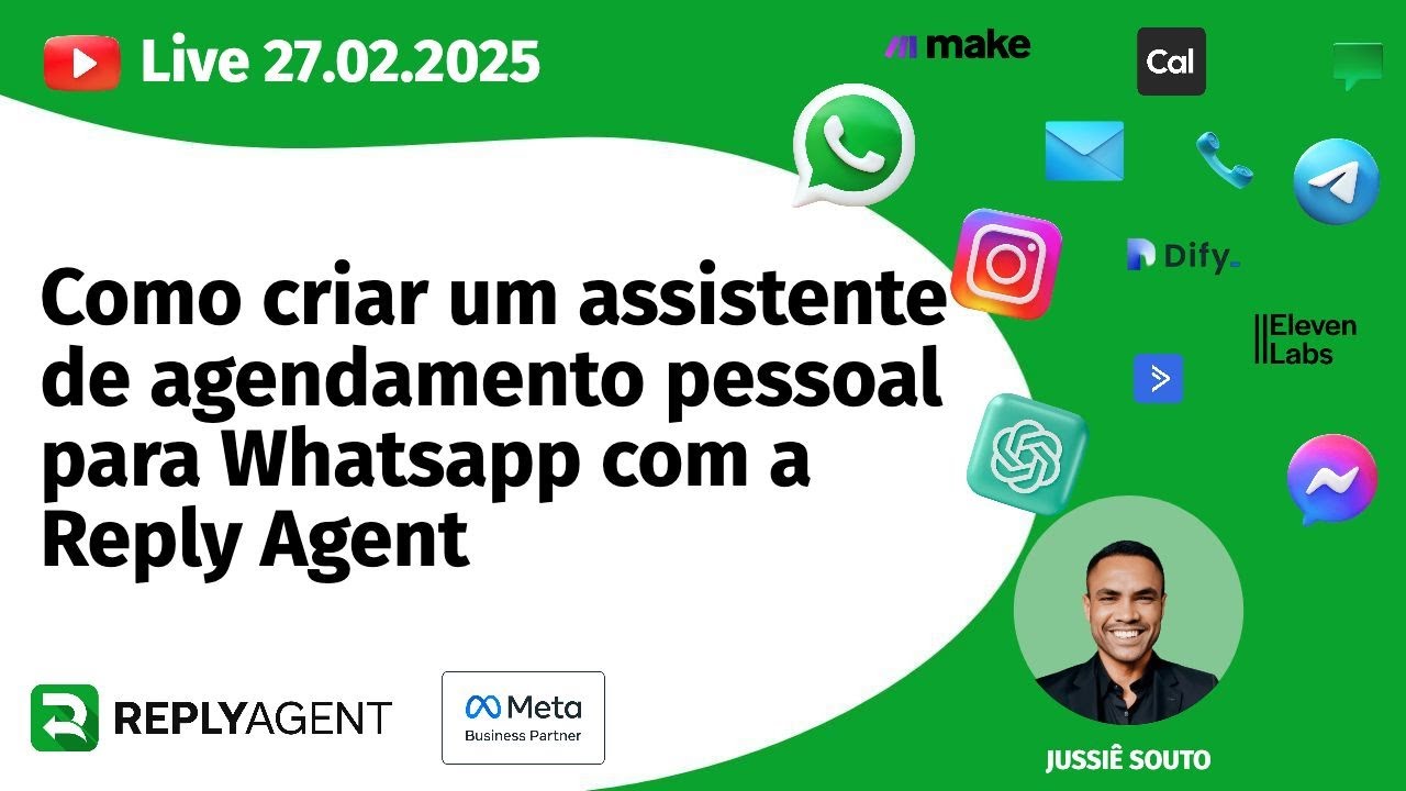Como criar um assistente de agendamento pessoal com a ReplyAgent