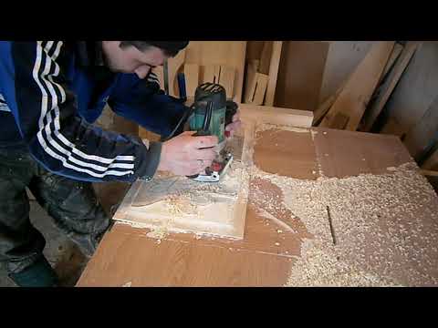 Резьба по дереву Начинаю делать сервант.