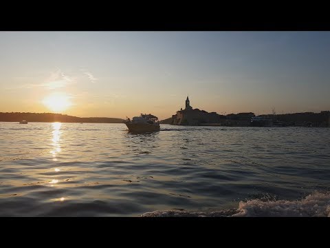Croatia - Rab - Sonnenuntergang - Drone Footage 4K