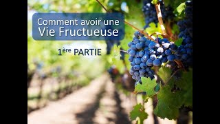 COMMENT AVOIR UNE VIE FRUCTUEUSE - 1ère partie