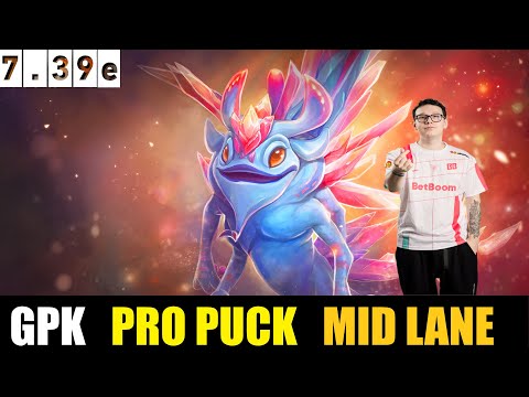 🤯 GPK [PUCK] MID 7.39e  DOTA 2 HIGHEST MMR MATCH#dota2   #dota2gameplay   #gpk