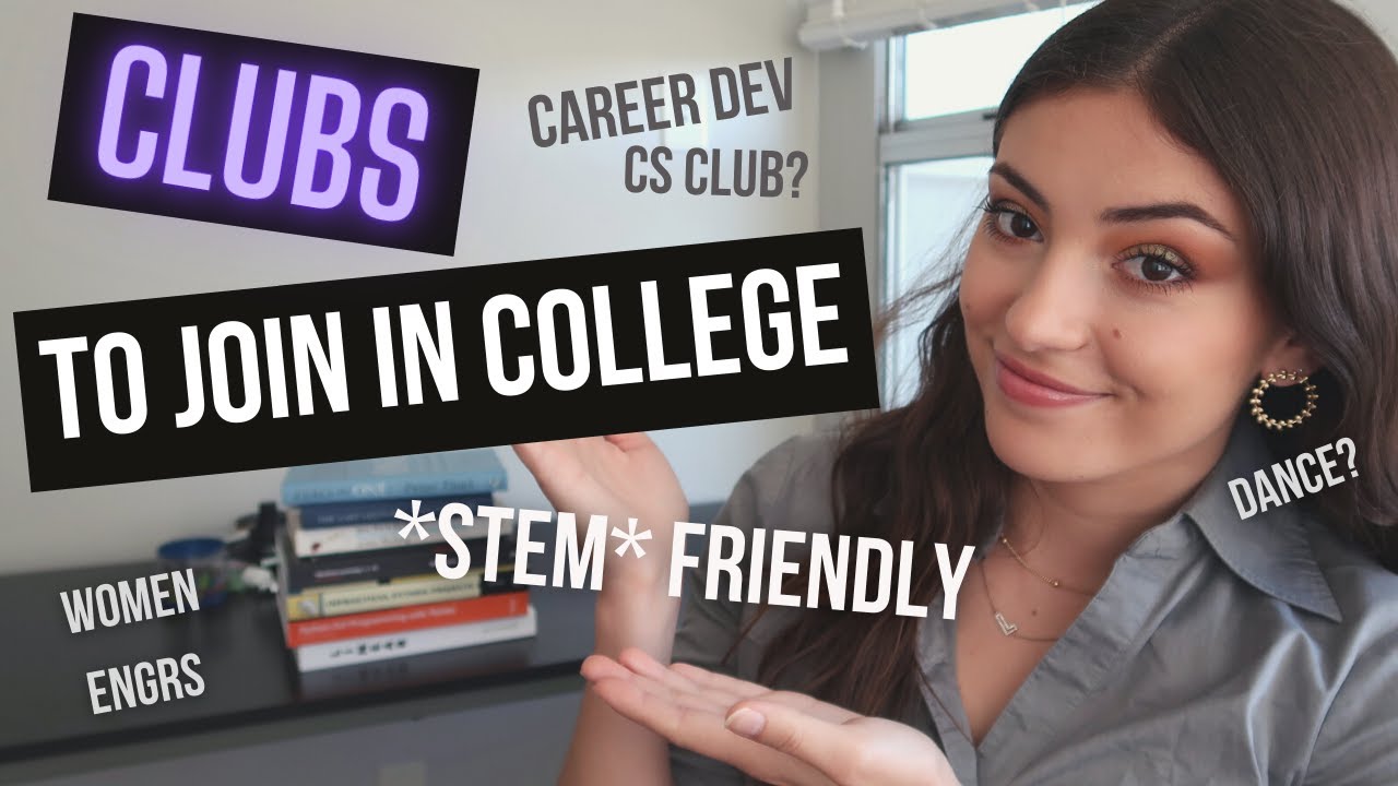 clubs you should join RIGHT NOW | My experience of COLLEGE clubs and STEM organizations + My ADVICE