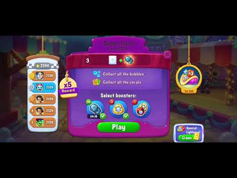 Fishdom gameplay level 2329