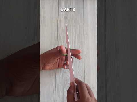 PAPER DARTS ORIGAMI| TUTORIAL| HOW TO MAKE A PAPER DARTS CRAFT| STEP BY STEP FOLDING| ARTWORK