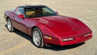 1990 Chevrolet Corvette Coupe Cold Start