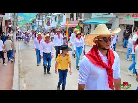 Con desfile, se celebró el 20 de julio, Día de la Independencia de Colombia. PLANADAS TOLIMA.