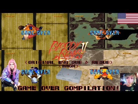 Game Over: Bloody Roar II: The New Breed (PS1) Compilation! (Original ENG dub & Re-dub) (Hack)