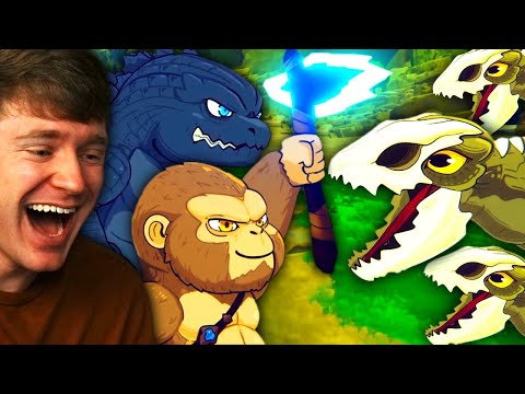BABY GODZILLA and BABY KONG vs BABY SKULLCRAWLERS
