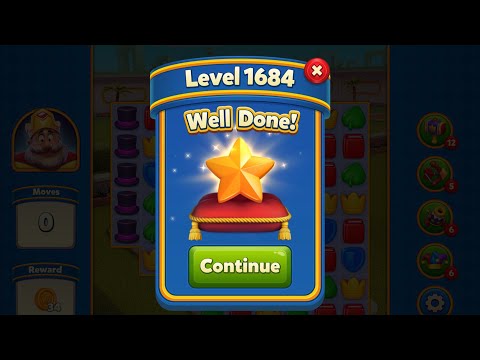 Royal Match - King Robert - Level 1684