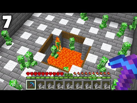 I Built an OVERPOWERED Creeper Farm in Minecraft Hardcore!