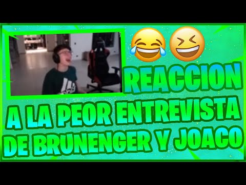 JJJOACO REACCIONA a la PEOR ENTREVISTA de BRUNENGER Y JOACO LOPEZ! | LinozZ #jjjoaco
