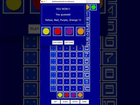 Mastermind In Tkinter Python
