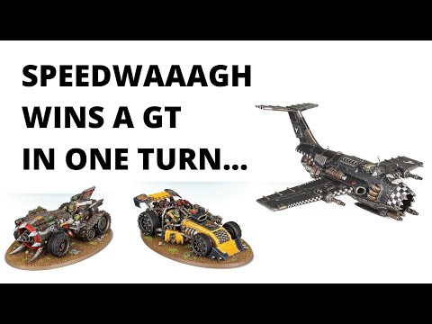 Speedwaaagh wins a Grand Tournament in ONE TURN? Logan Heath's Ork Army List from Socal Open