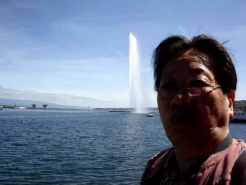 TRAN QUANG HAI sings "the Ode to Joy" with overtones in Geneva, Switzerland