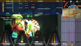 Crosby, Stills, &amp; Nash - Straight Line (Clone Hero Chart Preview) (Rock Band 3 Ready!)
