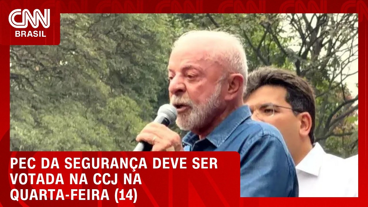 Lula diz que CCJ vai votar PEC da Segurança na próxima quarta-feira (14) | HORA H