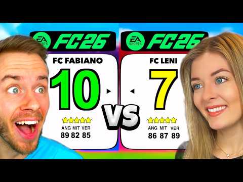 FC Fabiano vs FC Leni - aber TRIKOTNUMMERN bestimmen unsere Teams! 😂⚽️