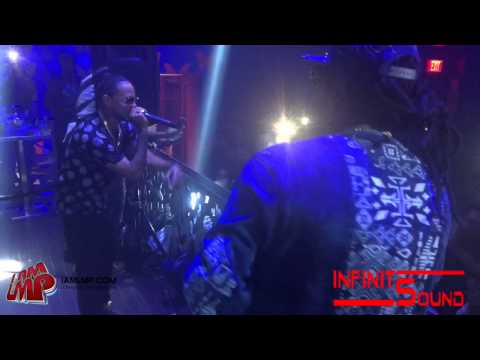 Mozart ft Shelo Llegan Los Monstro men en vivo en Cliff lounge video y audio por infinit sound