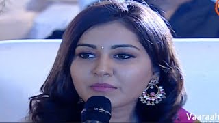 Love Dialogues in Funny Way by Hero & Heroine  @ Oohalu Gusagusalade Audio Launch