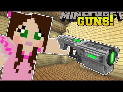 Minecraft Tech Guns Missile Launcher Energy Blaster Scar Rifle Mod Showcase