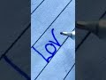 Love Letter Handwriting